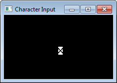 Character Input